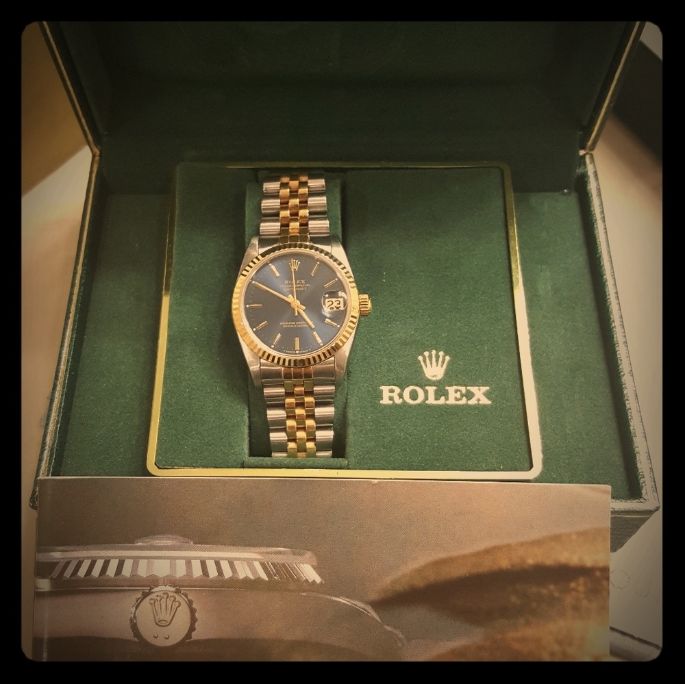 Rolex Oyster pre-owned, purchased at Tourneau